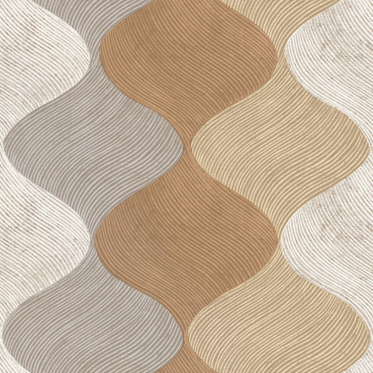 Papel Tapiz - Ondas retro