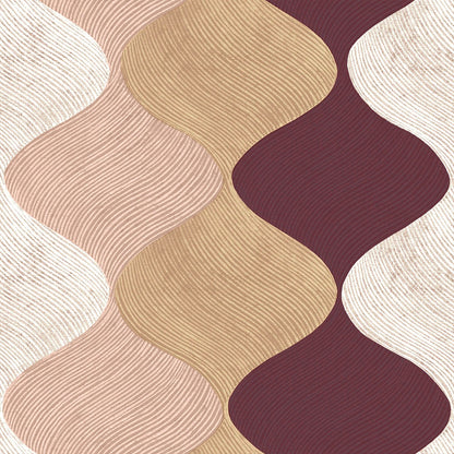Papel Tapiz - Ondas retro