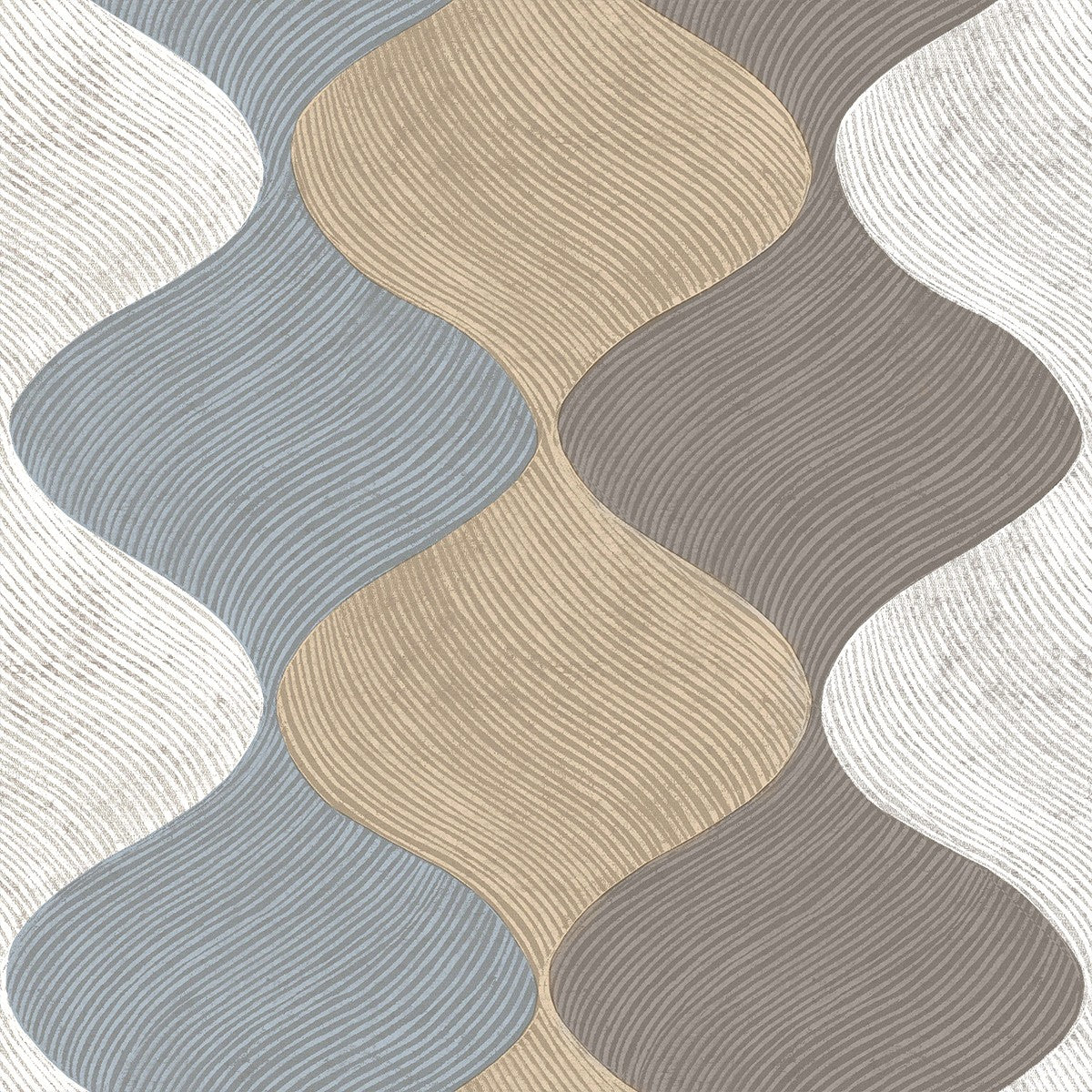 Papel Tapiz - Ondas retro