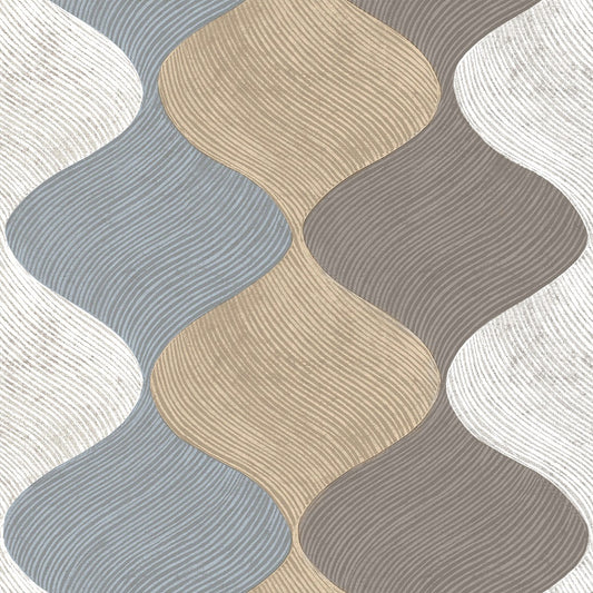 Papel Tapiz - Ondas retro
